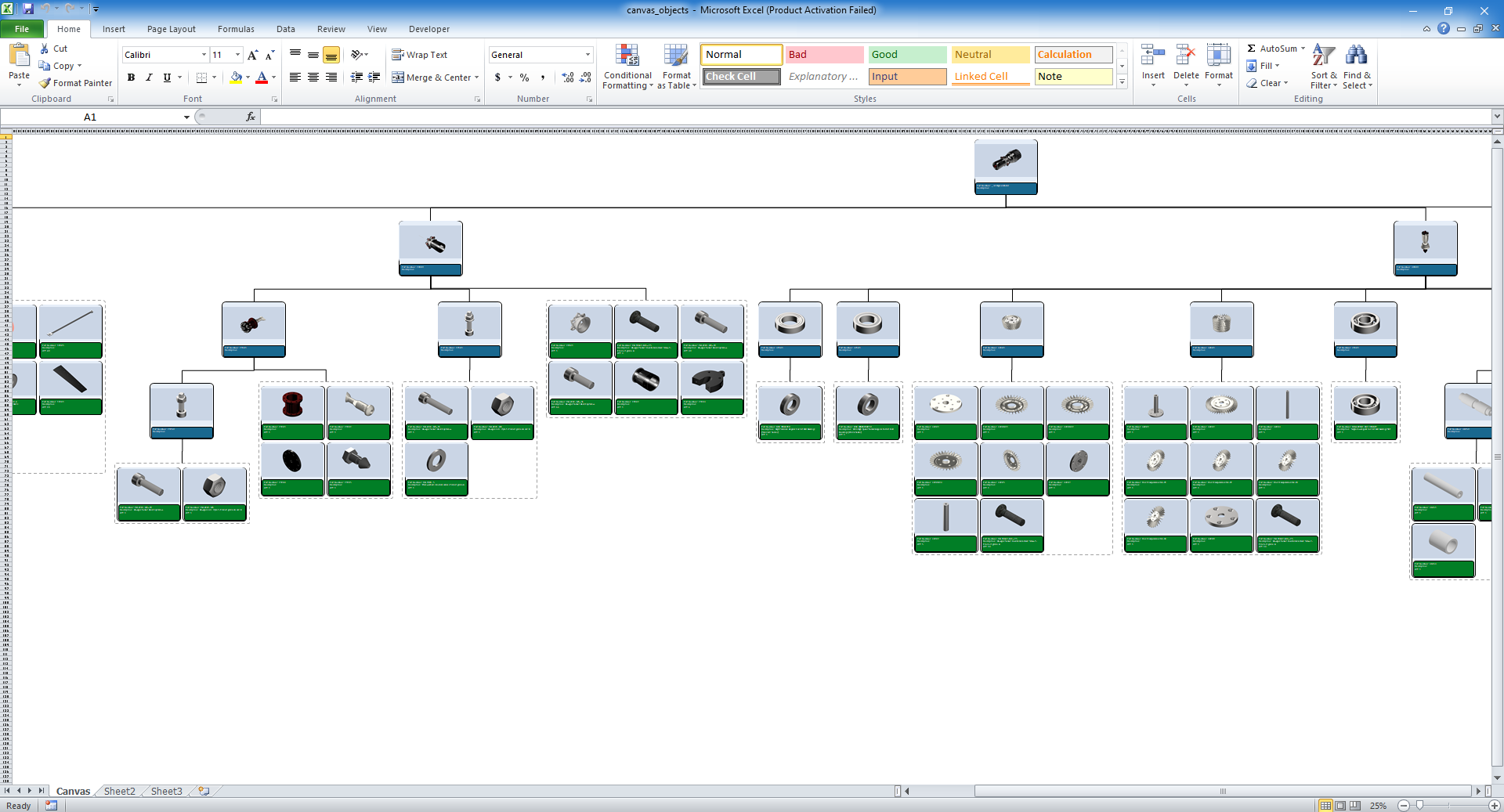 Canvas export to Excel